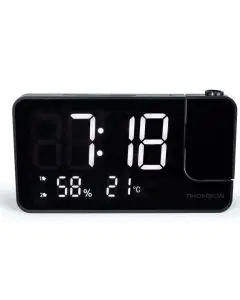 سماعة صوت Radio-Réveil THOMSON avec projection CP100T