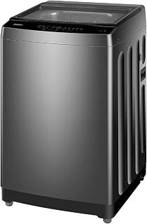 Haier Top Load Washing Machine, 10 kg, 8 Program, Silver