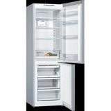 BOSCH Free-Standing Fridge-Freezer With Freezer 235 W KGN36NL30U Silver