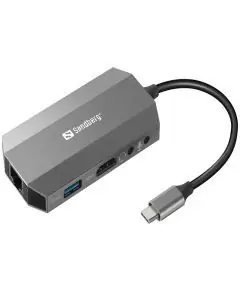 STATION D'ACCUEIL SANDBERG DOCK USB-C 6 IN 1