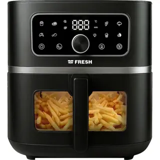 جهاز مطبخ Fresh FAF-D1500B Air Fryer, Digital, 5 Liter, 1500 Watt - Black