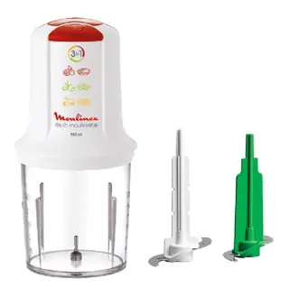 جهاز مطبخ Moulinex AT7191EG Chopper, 500 watt 500 ml - White