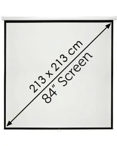 Écran de Projection TELON Mural 213 x 213 cm