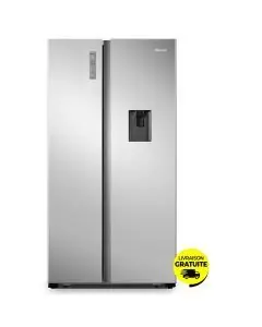 ثلاجة Réfrigérateur Side By Side Hisense RS3P518NMC 519 L NoFrost Inverter Inox