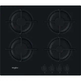 فرن Plaque de Cuisson Whirlpool GOR615NB 4 Feux 60 cm Noir