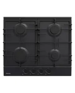 Plaque de Cuisson FOCUS F408B 4 Feux 60 cm Noir Mate
