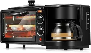 جهاز مطبخ Sokany SK-145 Breakfast Maker, 3x1, 1250W - Black