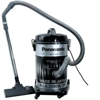 Panasonic MC-YL699 Pail Can Vacuum Cleaner, 2100 Watt - Black Silver