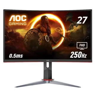 AOC C27G2Z2 27" FHD VA, 250Hz, 0.5ms, Curved Gaming Monitor