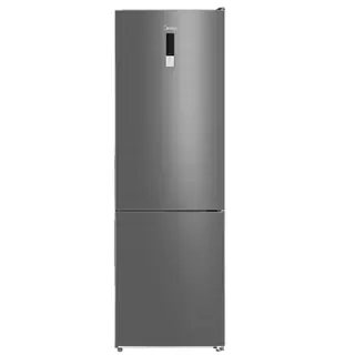 Midea Bottom Freezer Refrigerator 330 Liter No Frost, Silver