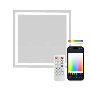 Miroir intelligent KSIX Aqua, antibuée 70x70cm, haut-parleur intégré