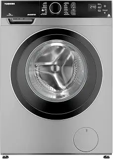 Toshiba TW-BJ90M4E(SK) Inverter Washing Machine, 8kg - Silver