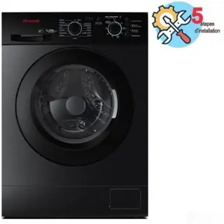 غسالة Lave Linge Frontal BRANDT BLF1120SDBL 11kg – Dark Silver