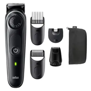 Tondeuse à Barbe 5 en 1 Sans Fil Braun BT5421 Noir
