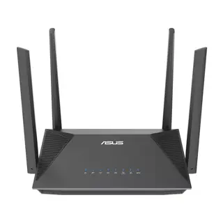 ساعة ذكية Asus RT-AX52 Pro (AX3000) Dual Band WiFi 6 Extendable Router - Black