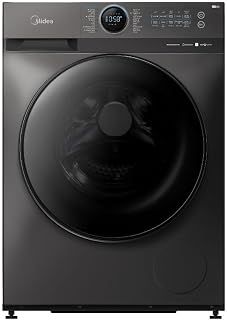 Midea Washer Front load, 8 KG washer, 14 Programs, Titanium