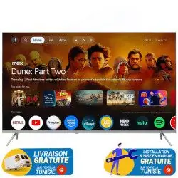 TV Telefunken G4FN 50" 4K QLED Google Smart Tv Noir
