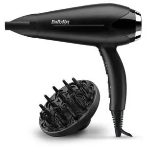 Sèche Cheveux BaByliss Turbo Smooth D572DE Noir/ Argent