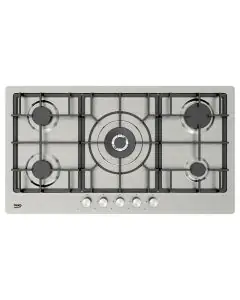 Plaque de cuisson Encastrable BEKO 5 Feux / inox / HIMW95226SXEL