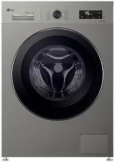 LG Front Load Washing Machine 7kg, 1200 RPM, Platinum Silver