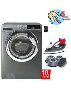 غسالة Machine à laver Frontale HOOVER 10.5Kg H3WS4105TCGE-04 - SILVER
