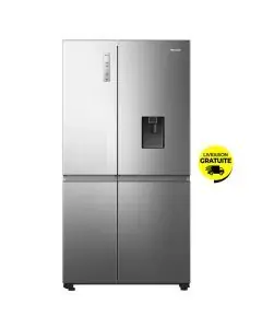 ثلاجة Réfrigérateur Side By Side Hisense Inverter RS5P668NMC 637L NoFrost Inox
