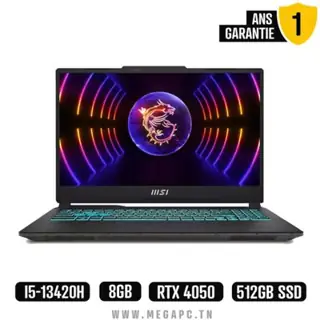 MSI CYBORG 15 A13VE FHD | i5-13420H | RTX 4050 | 8GB RAM | SSD 512 GB