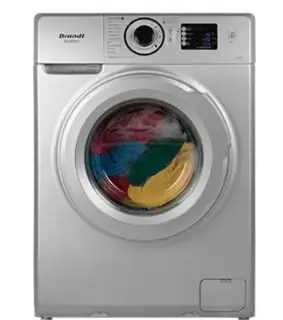 Machine à Laver BRANDT 8Kg - BAM84SS - Silver