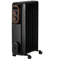 Radiateur à Bain D'huile Biolux RB 2005N 9 Eléments 2000W Noir