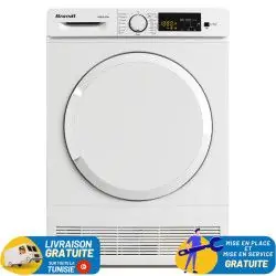 غسالة Sèche Linge Brandt DFB1015CW 10kg Blanc