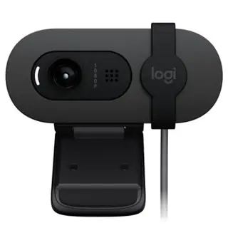 Webcam Logitech BRIO 100 (Noir)