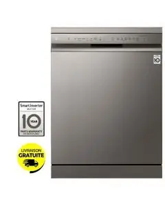 Lave vaisselle LG DFB512FP QuadWash 14 couverts Inox