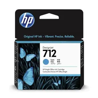 Cartouche D'encre D'origine HP 712 - Cyan (3ED67A)