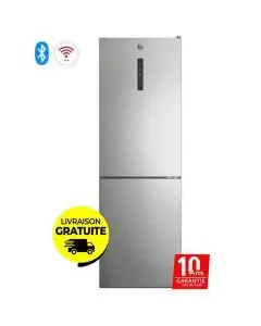 ثلاجة Réfrigérateur Combiné HOOVER HOCE7T618EX 341 Litres NoFrost