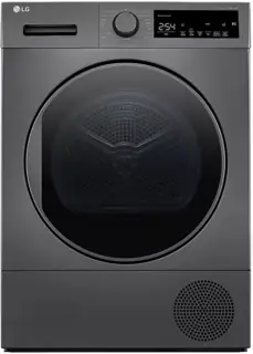 غسالة LG RH80T2SP7RM Heat Pump Dryer, 8 Kg - Dark Grey