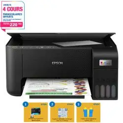 Imprimante EPSON L3550 3-en-1 Wi-Fi + 5 bouteilles d'encre EcoTank