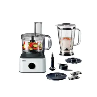 جهاز مطبخ براون محضر طعام 8 في 1، 8 وظائف، سعة 2.1 لتر، 750 واط، FP0145WH