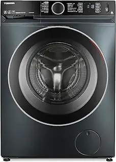 Toshiba Automatic TW-BK90GF4EG(MK) Washing Machine, Front Loading, 8 kg