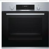 BOSCH Serie, 6 Built-in oven 60 x 60 cm Stainless steel HBJ558YS0G Black
