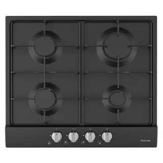 Plaque de cuisson gaz Focus F401B 4 Feux 60cm Noir